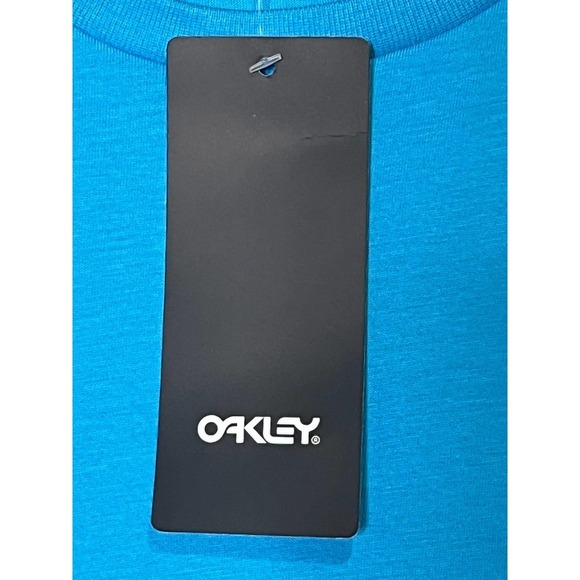Oakley Sunrise B1B Tee T Shirt Men's Size L Bright Blue Short Sleeve Crew Neck - Picture 7 of 9